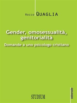 cover image of Gender, omosessualità, genitorialità